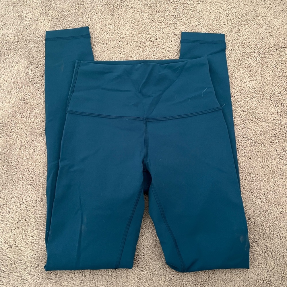 Lululemon Teal High-Waisted Leggings